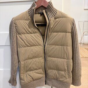 James Perse Mix Media Jacket/Sweater